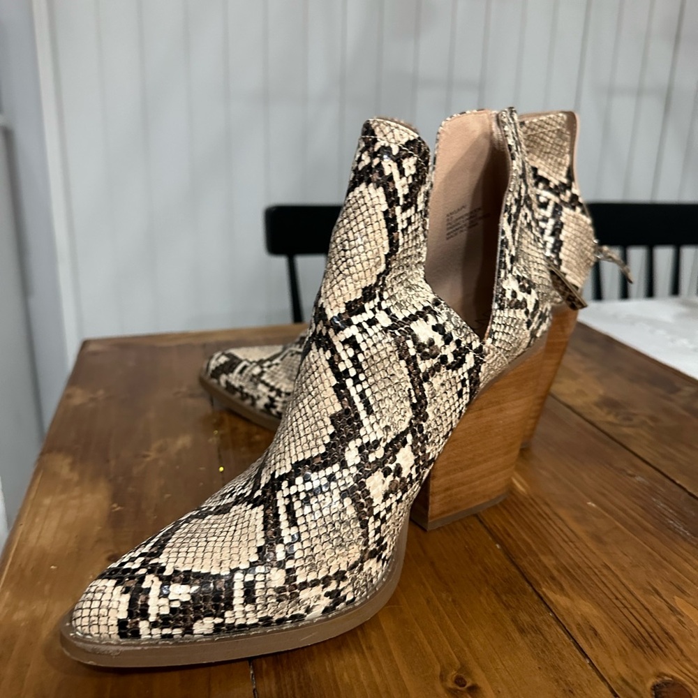 Nordstrom snake skin booties